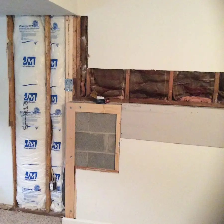 Wall insulation replacement during Odor Removal & Deodorization in Faribault
